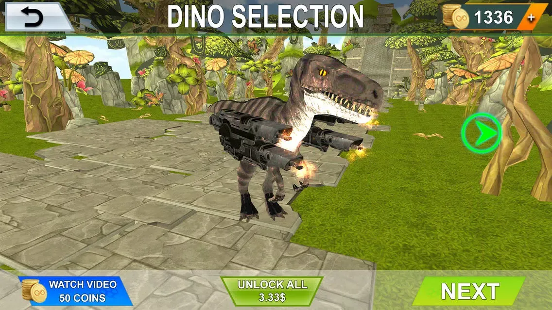 Tangkapan layar Dinosaur Attack Survival City