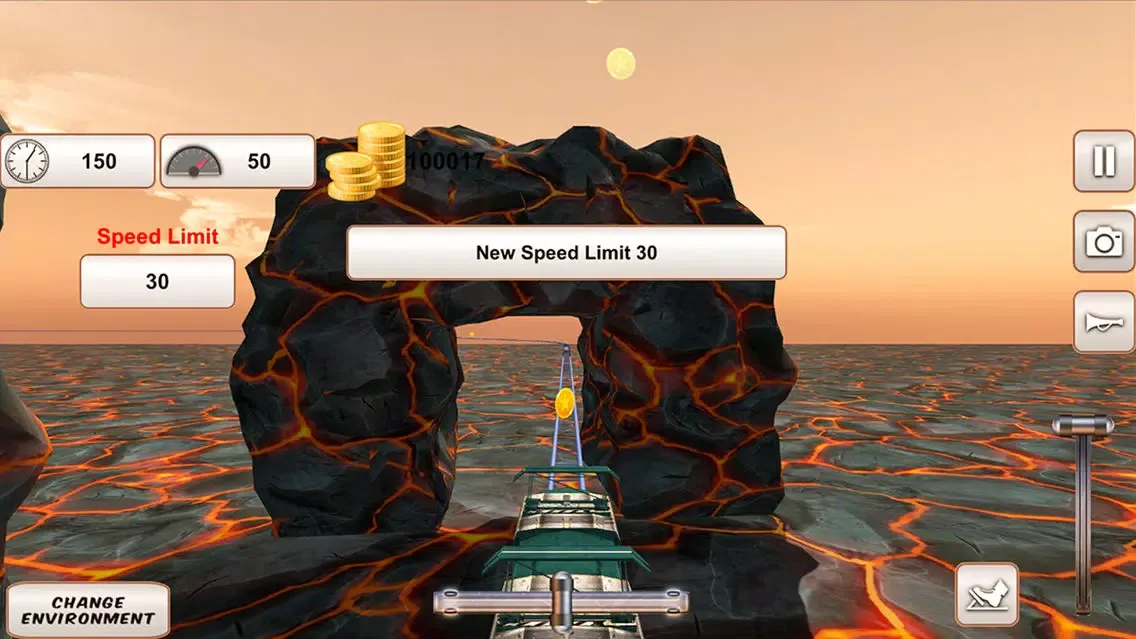 Fast Mountain Train Driving 3D স্ক্রিনশট