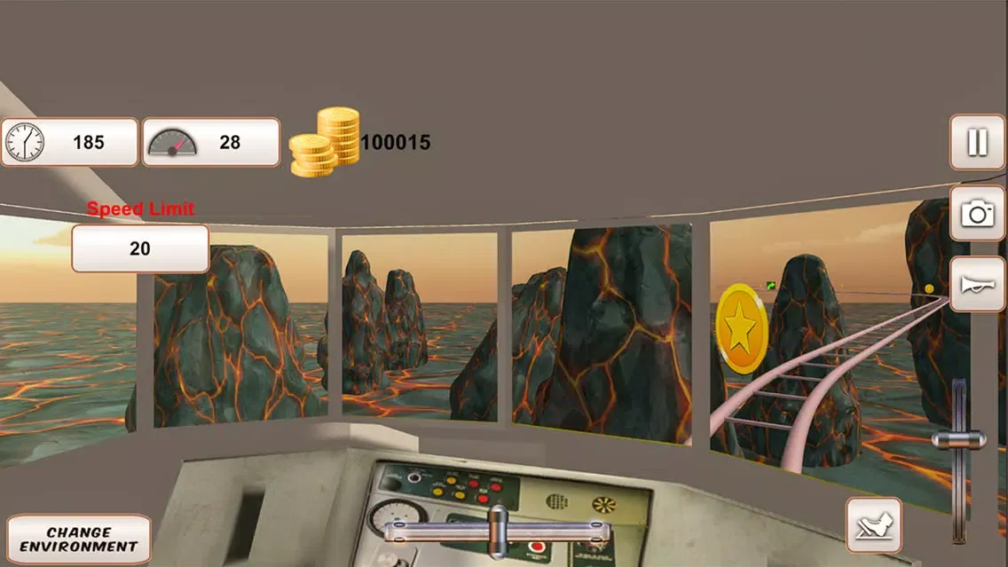Fast Mountain Train Driving 3D স্ক্রিনশট