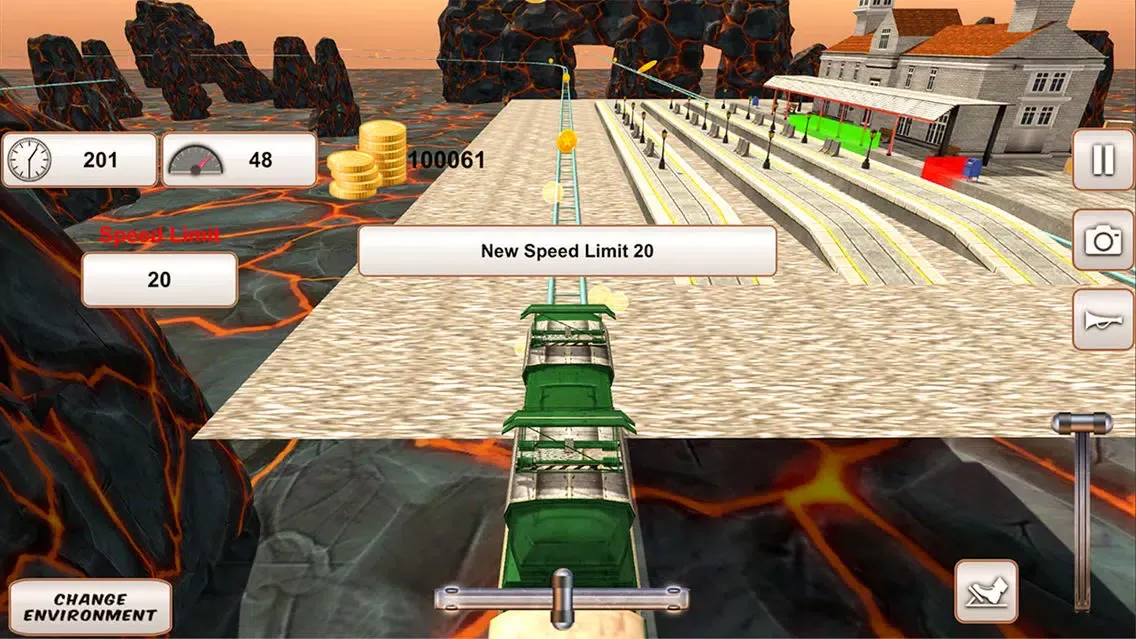 Fast Mountain Train Driving 3D স্ক্রিনশট