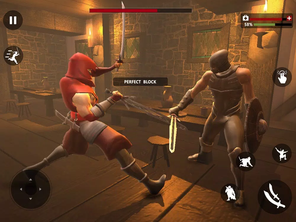Ảnh chụp màn hình của Ninja Samurai Legends Fighting iPad 