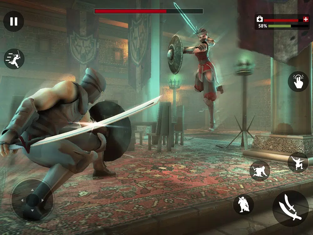 Ảnh chụp màn hình của Ninja Samurai Legends Fighting iPad 