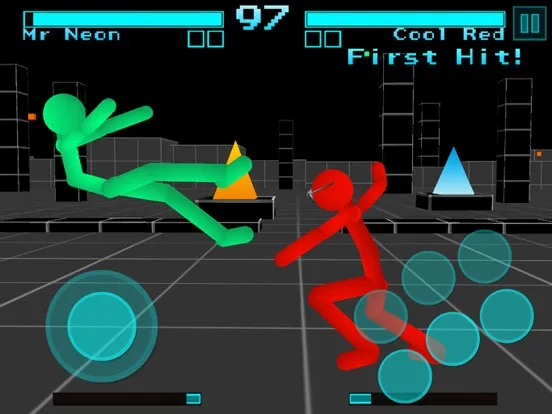 Zrzuty ekranu Stickman Fight: Neon Warriors iPad 