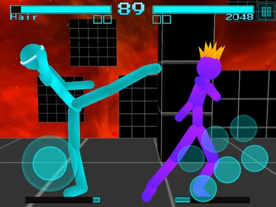 Zrzuty ekranu Stickman Fight: Neon Warriors iPad 