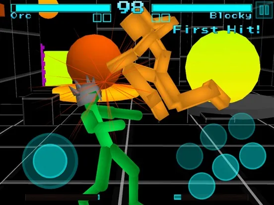 Zrzuty ekranu Stickman Fight: Neon Warriors iPad 