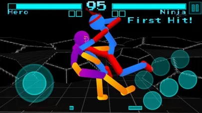 Zrzuty ekranu Stickman Fight: Neon Warriors