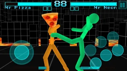 Zrzuty ekranu Stickman Fight: Neon Warriors