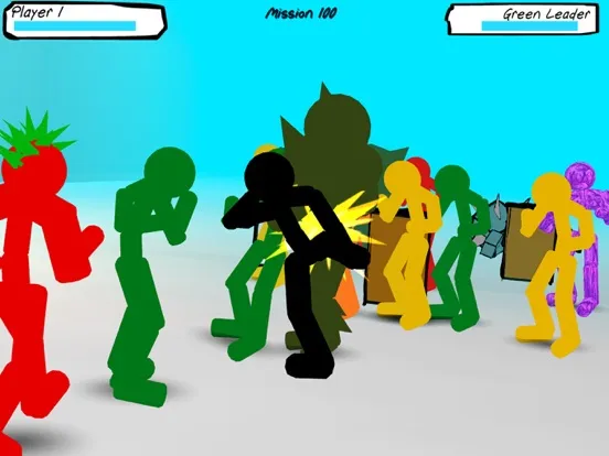 Screenshot di Stickman Street Fighting iPad 