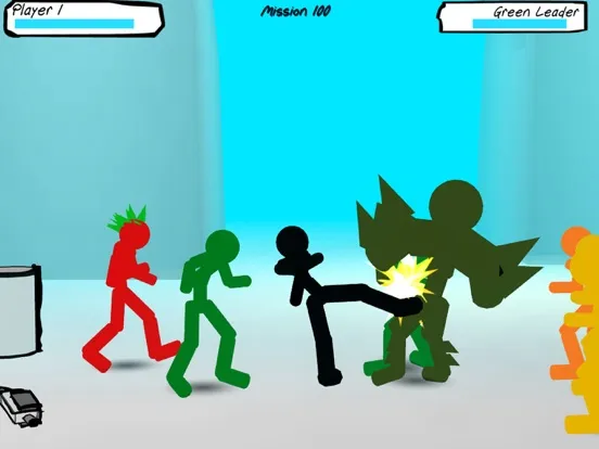 Screenshot di Stickman Street Fighting iPad 