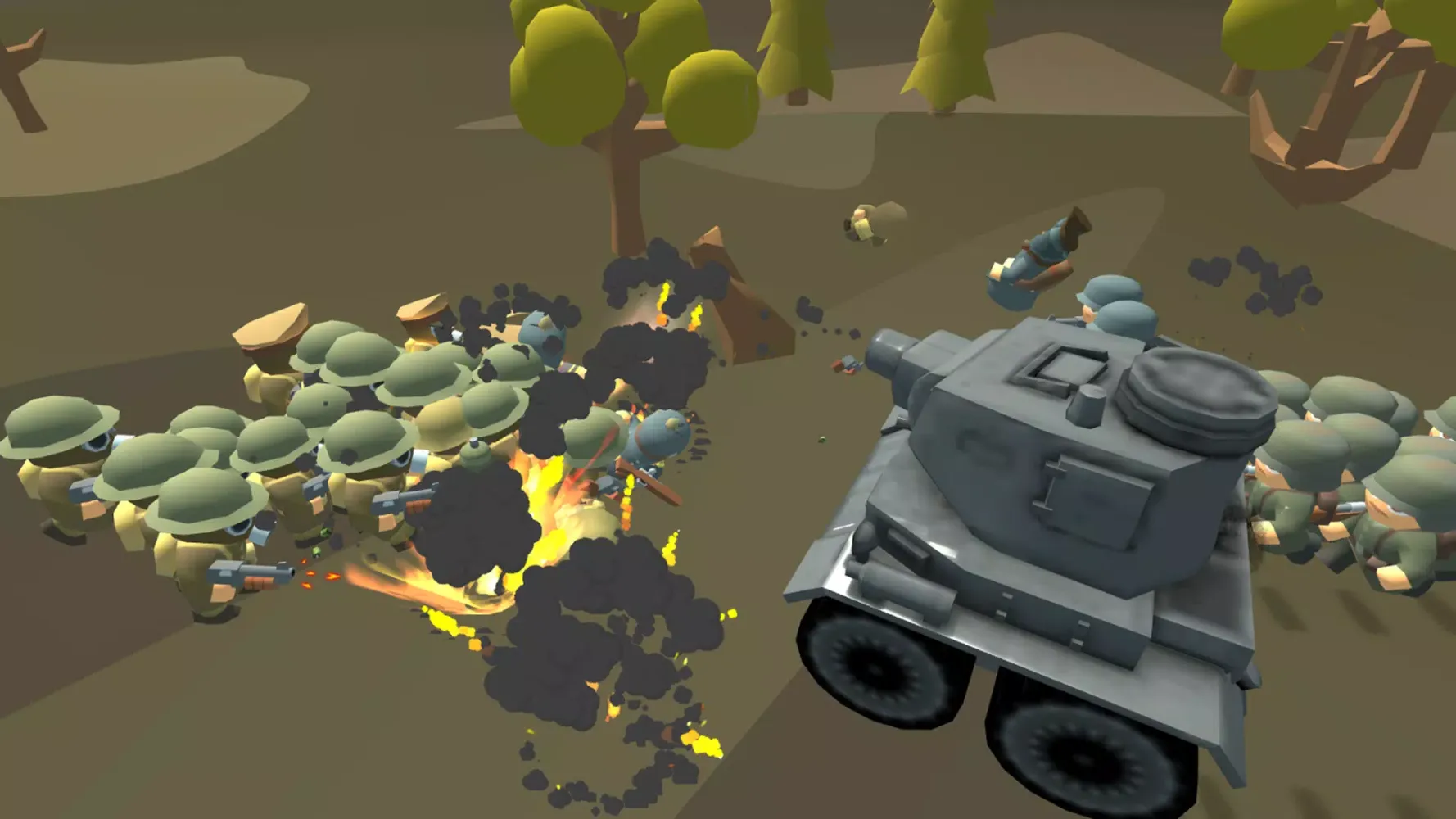 Capturas de tela do WW1 Battle Simulator