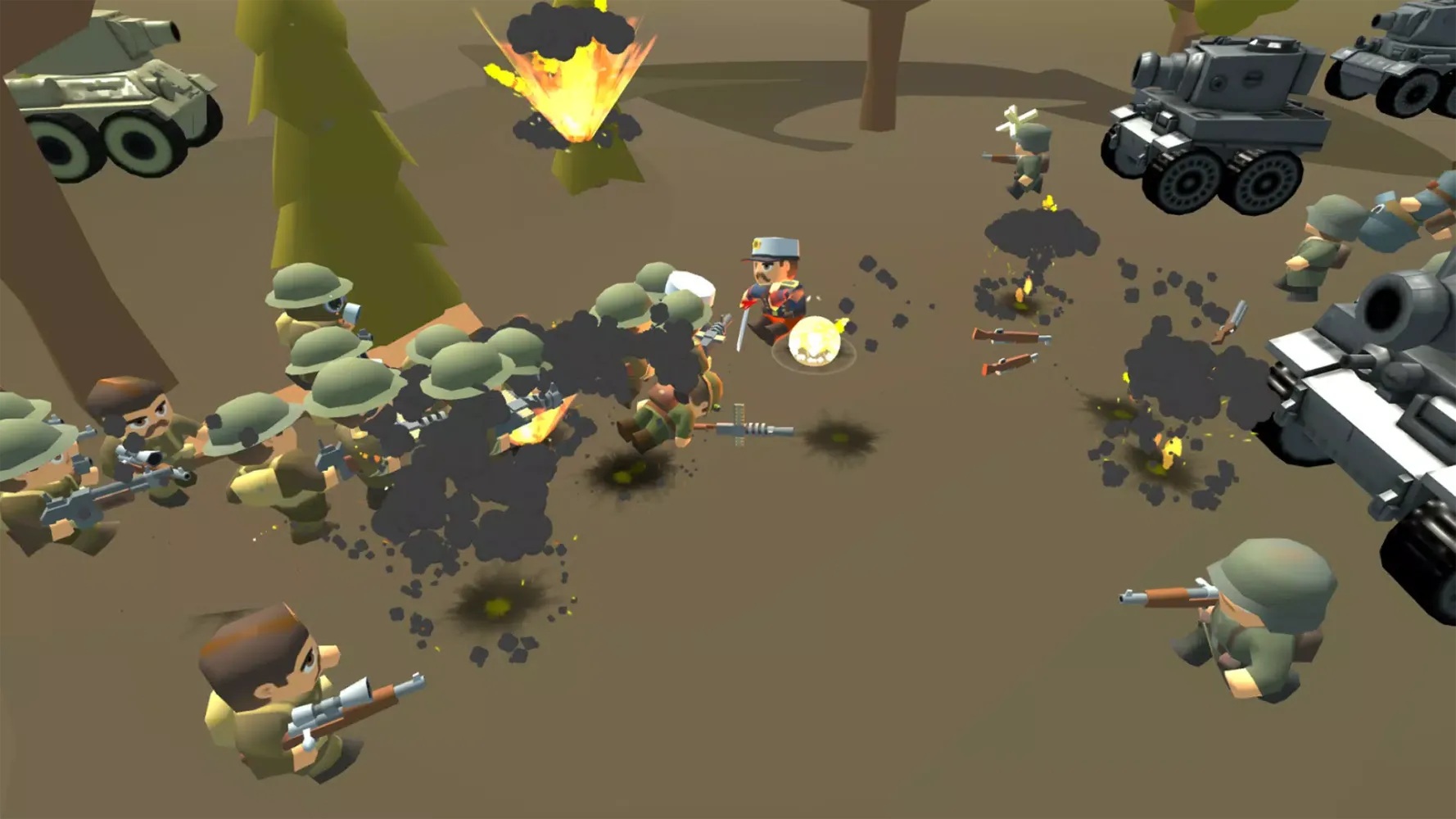 Capturas de tela do WW1 Battle Simulator