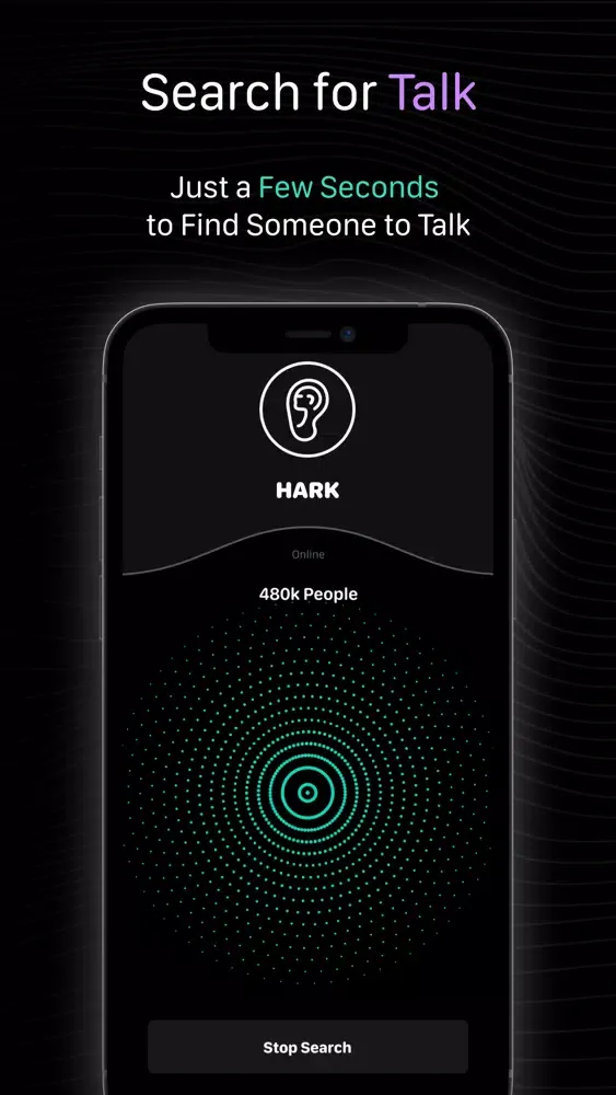 Скриншоты Hark - anonymous audio chat