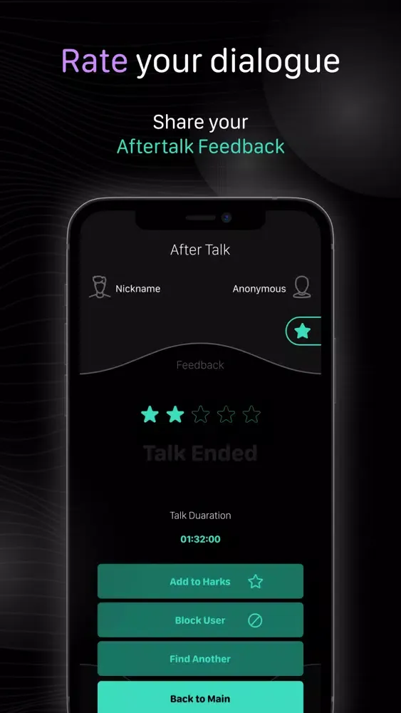 Скриншоты Hark - anonymous audio chat