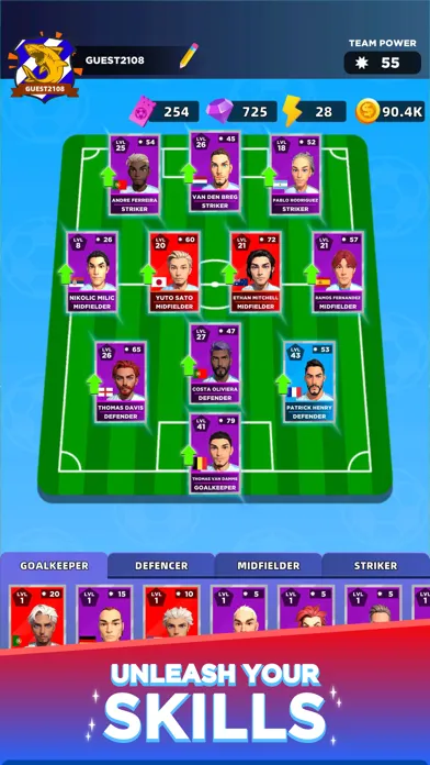 Captures d'écran de Score Masters