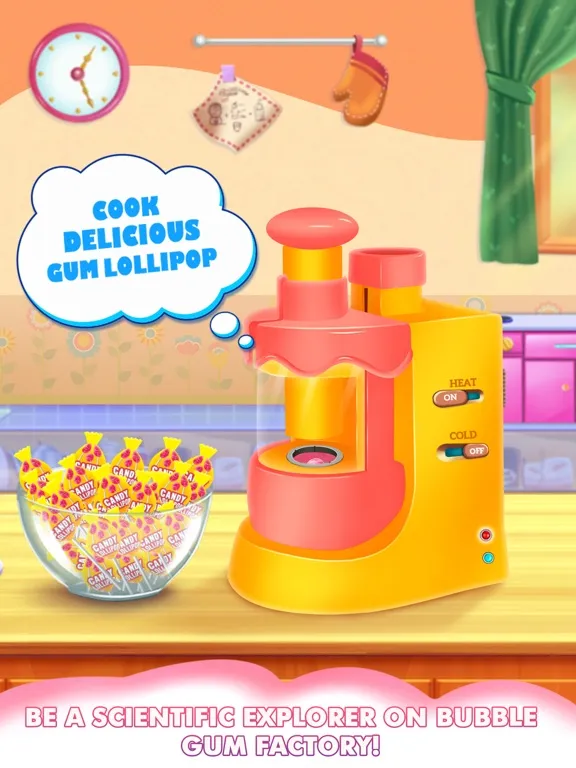 Tangkapan layar Bubble Gum Lollipop Maker iPad 
