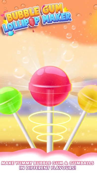 Tangkapan layar Bubble Gum Lollipop Maker