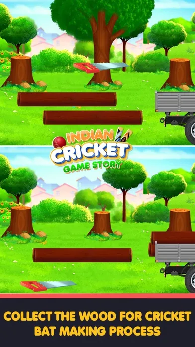 Tangkapan skrin Indian Cricket Game Story