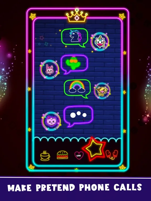 Baby Glow Phone Games for Kids iPad  Screenshots