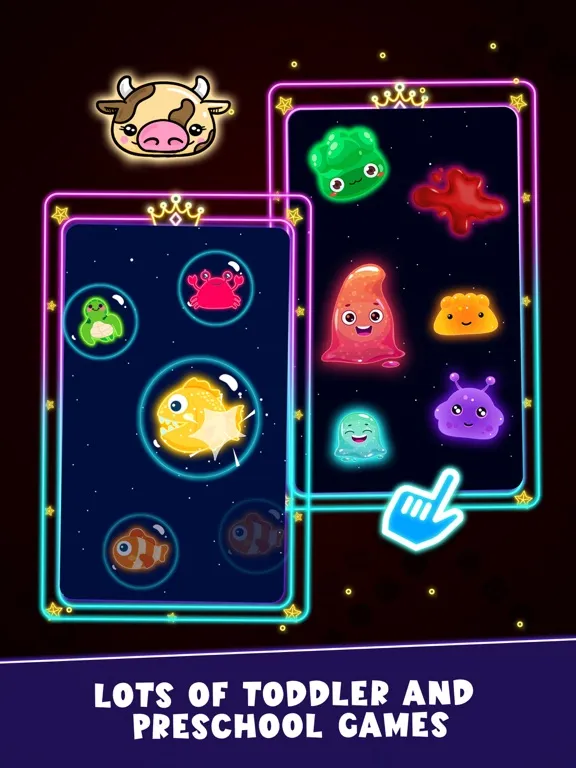 Baby Glow Phone Games for Kids iPad  Screenshots