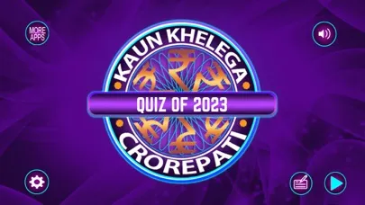 Tangkapan skrin KBC Crorepati Quiz 2023 Hindi