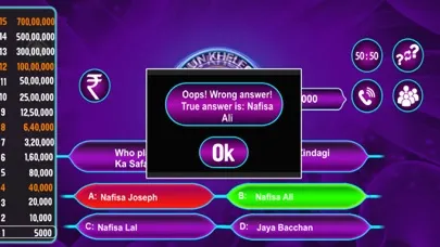 Tangkapan skrin KBC Crorepati Quiz 2023 Hindi