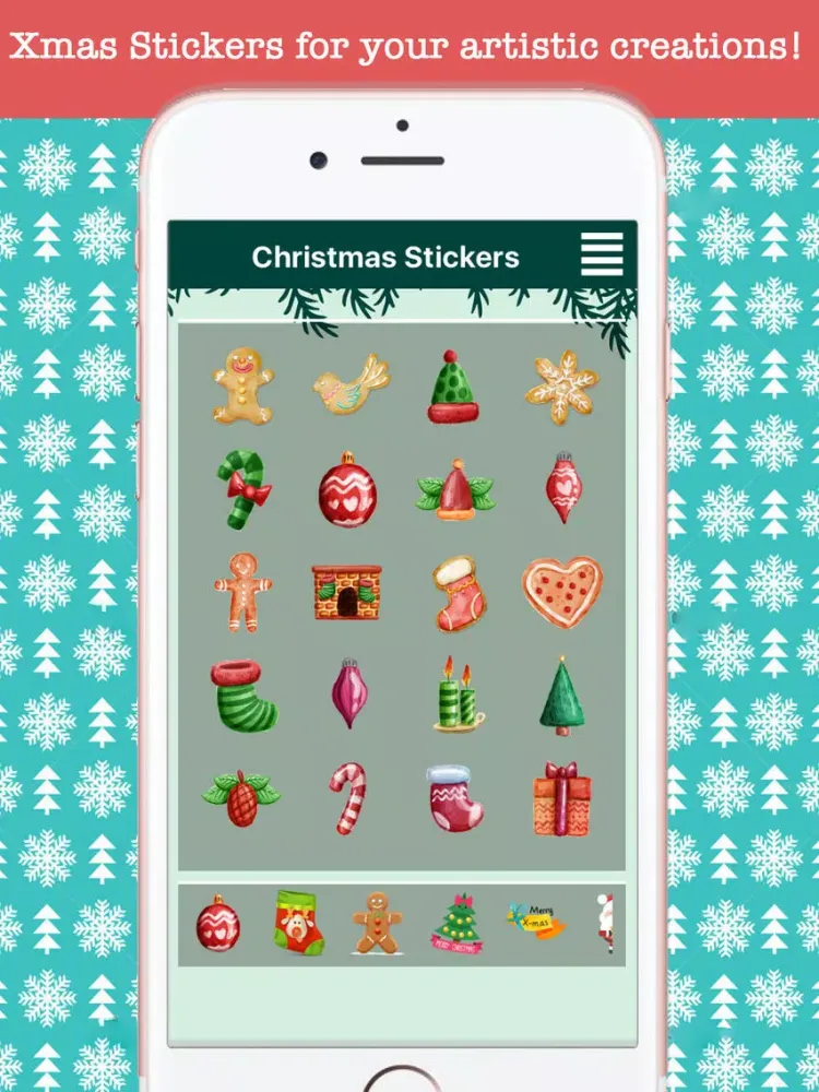 صور Christmas Stickers & Emojis! iPad 