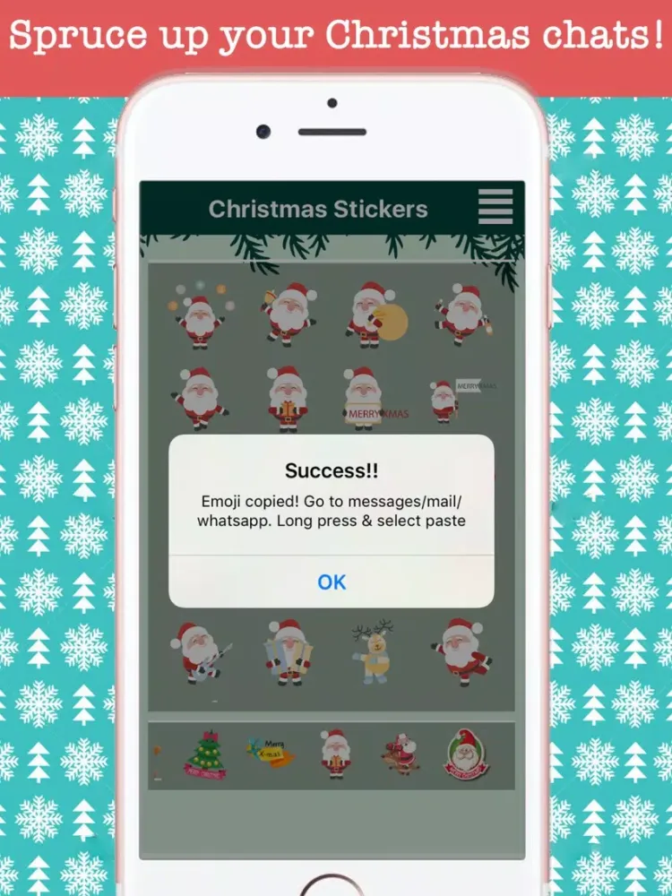 صور Christmas Stickers & Emojis! iPad 