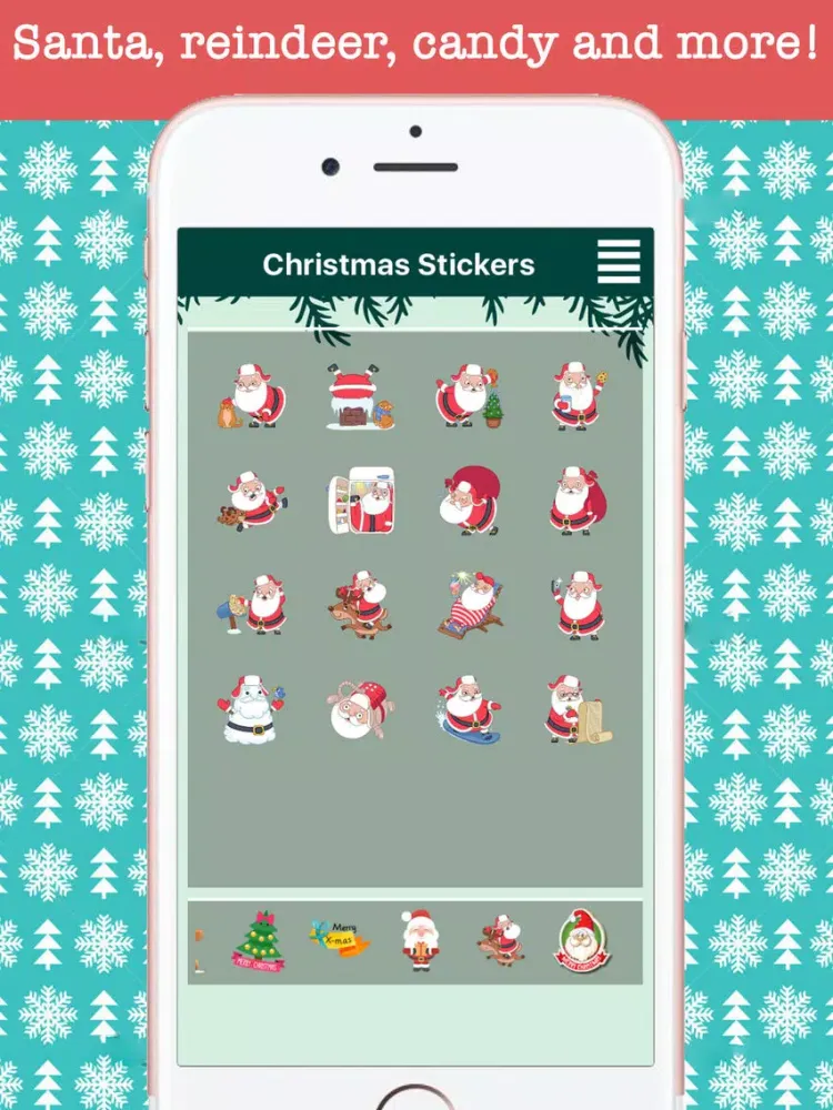 صور Christmas Stickers & Emojis! iPad 