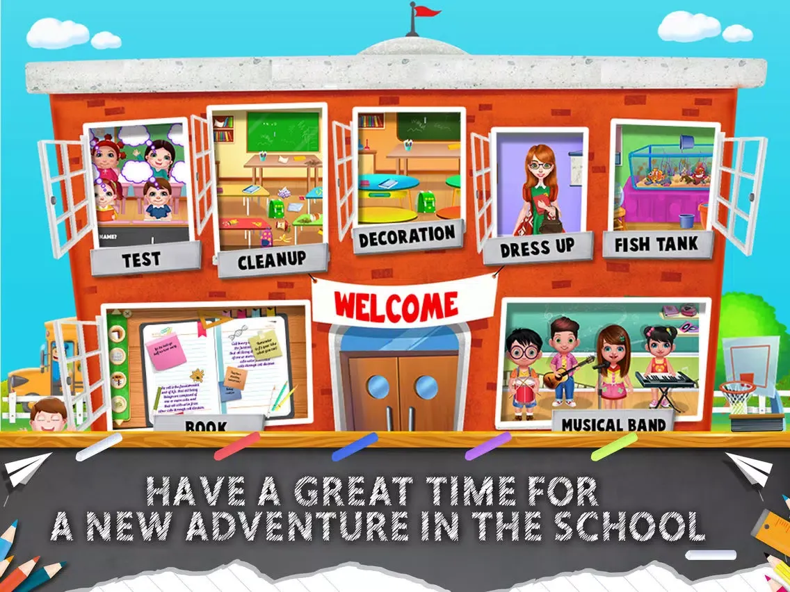 Captures d'écran de Crazy School Teacher Game iPad 