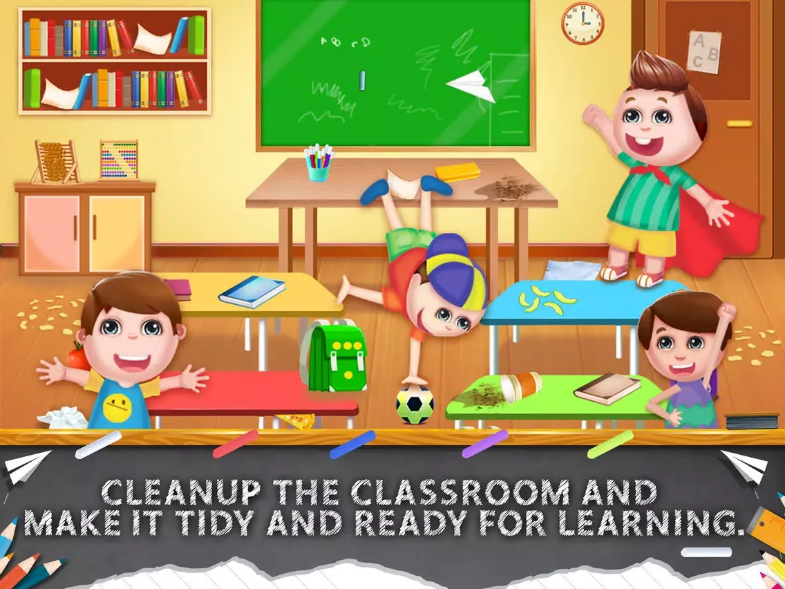 Captures d'écran de Crazy School Teacher Game iPad 