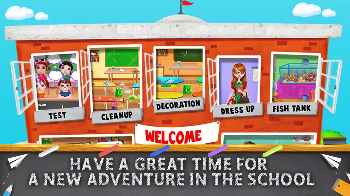 Captures d'écran de Crazy School Teacher Game