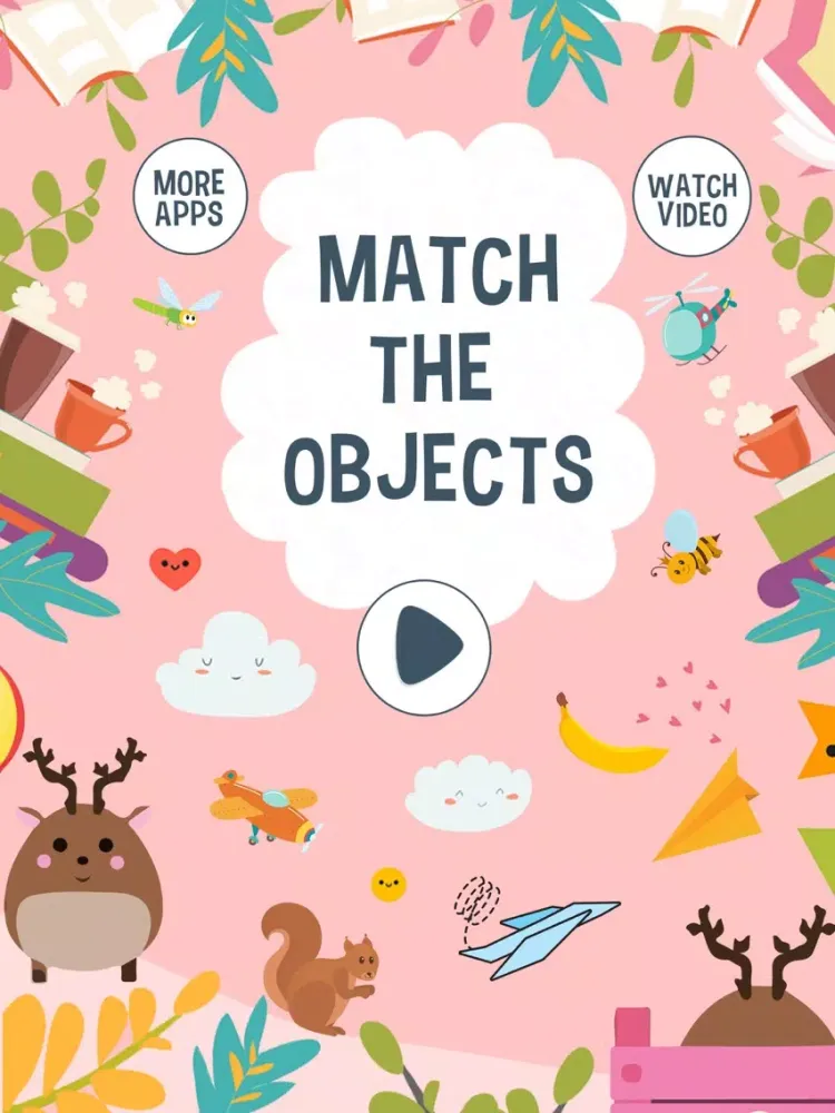 Educational Match The Objects iPad  Screenshots