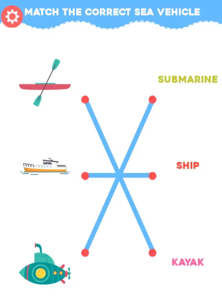 Educational Match The Objects iPad  Screenshots