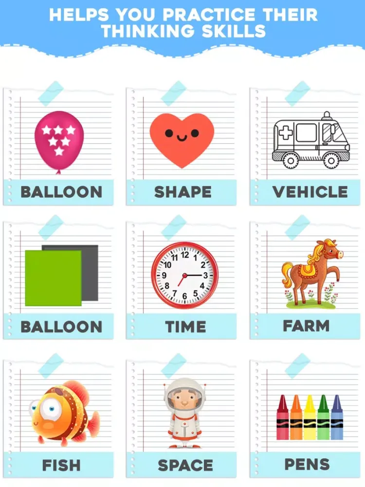 Educational Match The Objects iPad  Screenshots