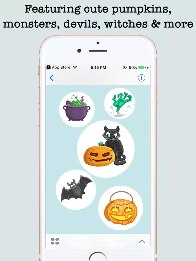 Halloween Emojis For iMessage iPad  سکرین شاٹس