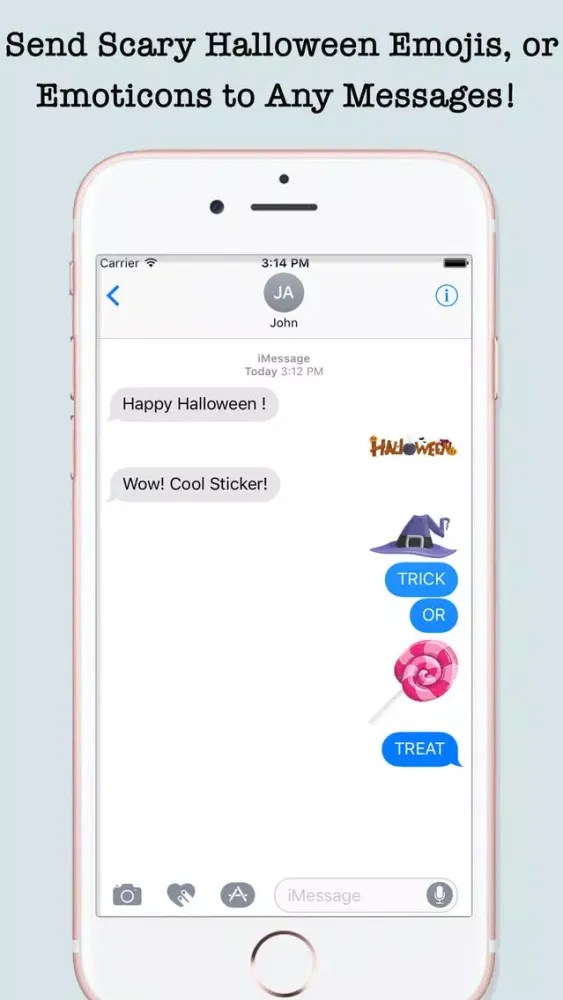 Halloween Emojis For iMessage سکرین شاٹس