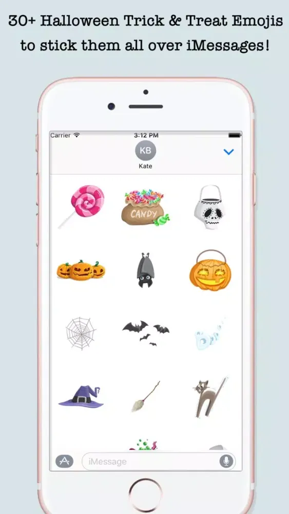 Halloween Emojis For iMessage سکرین شاٹس