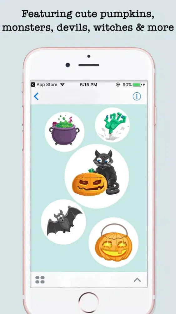 Halloween Emojis For iMessage سکرین شاٹس