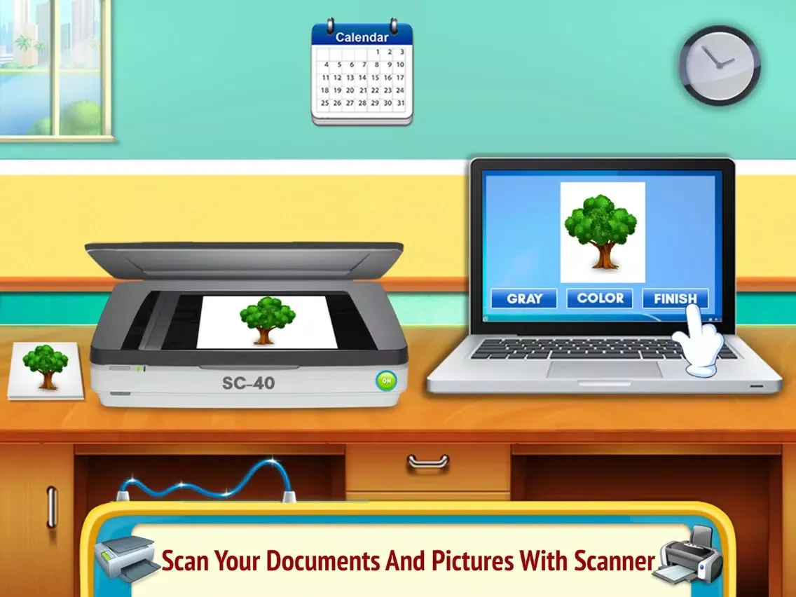 Printer & Scanner Simulator iPad Screenshots