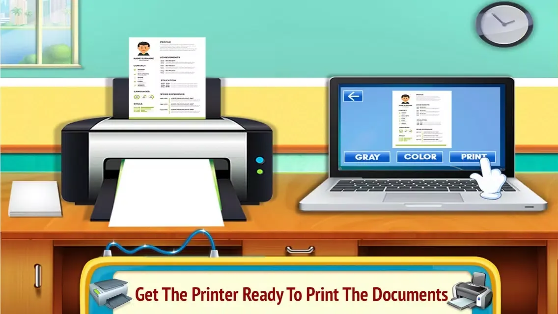 Printer & Scanner Simulator Screenshots
