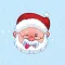 Christmas Santa Emoji Stickers