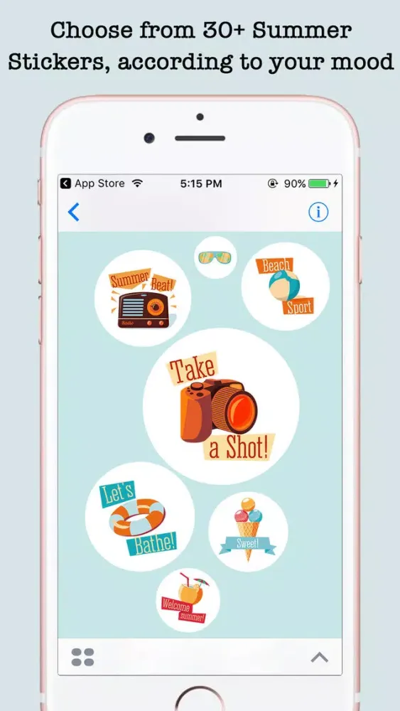 Animated Summer Wishes & Stickers For iMessage Screenshots
