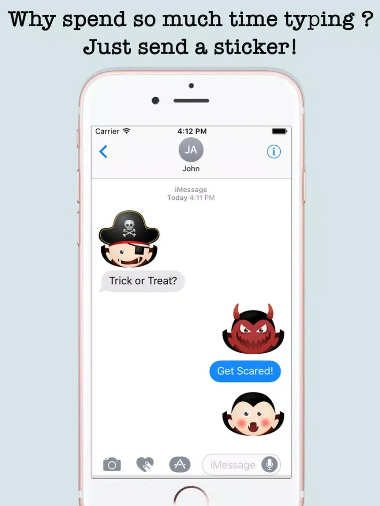 Vampires Halloween Emojis iPad  スクリーンショット