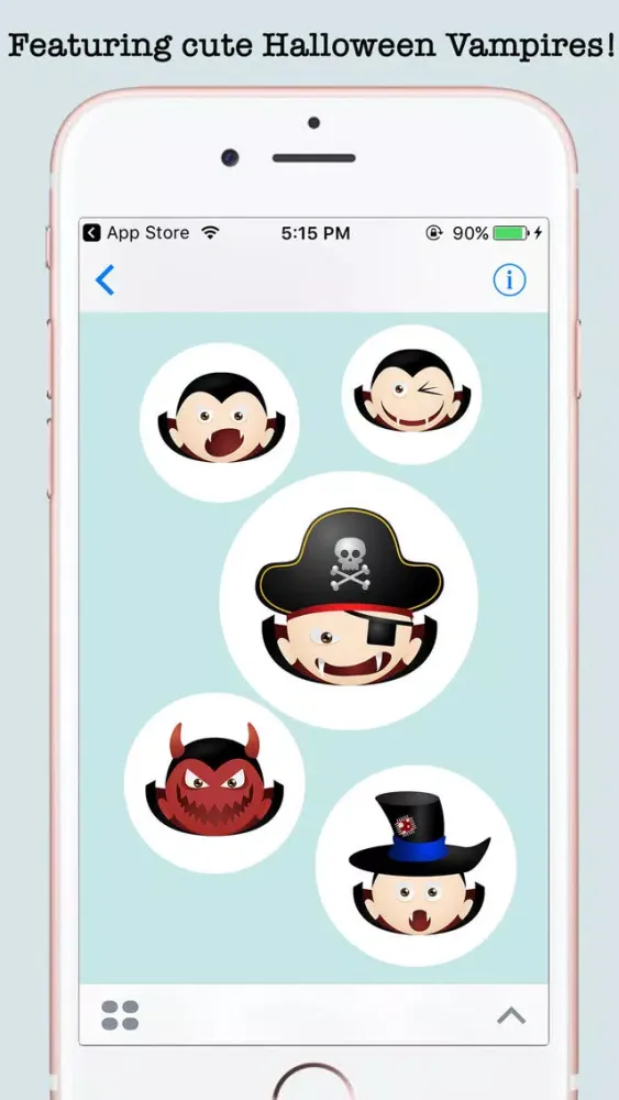 Vampires Halloween Emojis スクリーンショット