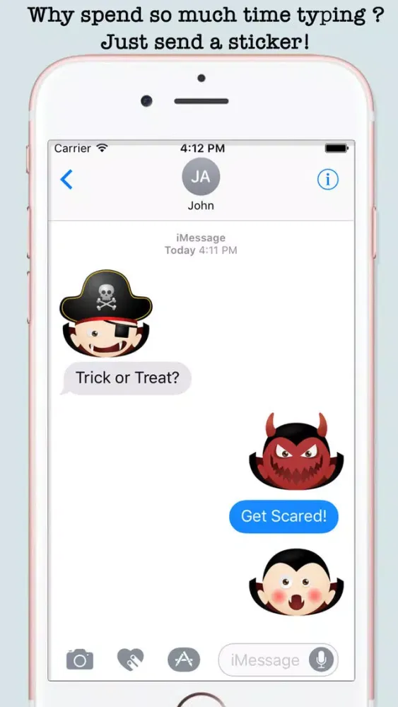 Vampires Halloween Emojis スクリーンショット