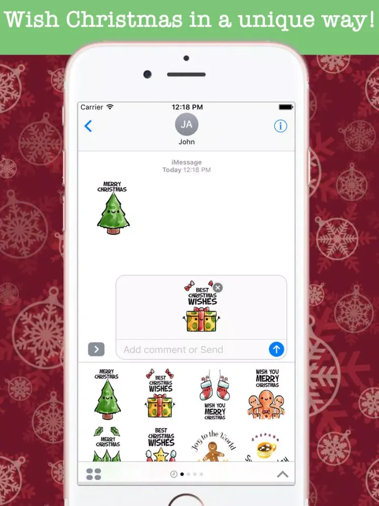 Christmas Watercolored Wishes iPad Screenshots