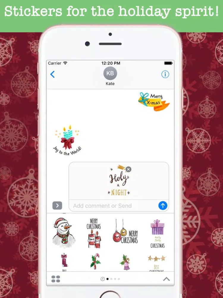 Christmas Watercolored Wishes iPad Screenshots