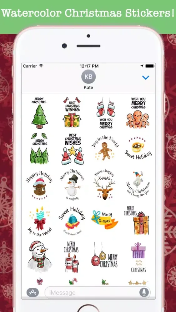Christmas Watercolored Wishes Screenshots
