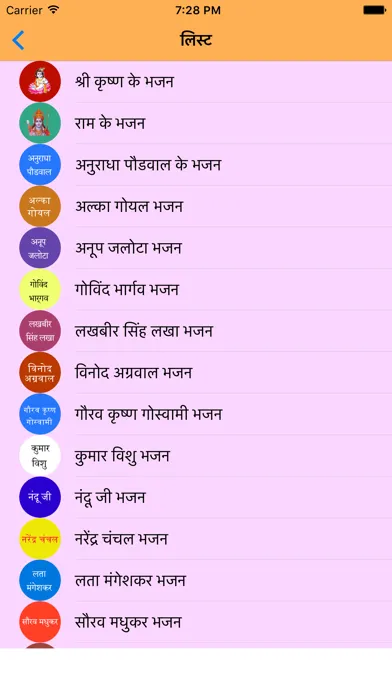 Zrzuty ekranu Best Bhajans