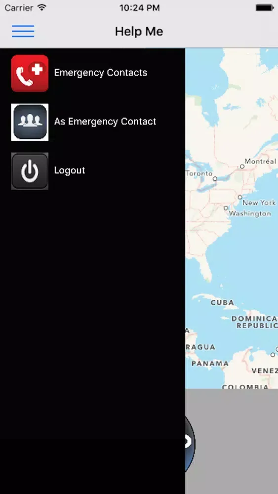 Ảnh chụp màn hình của HelpMe - Emergency App